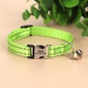 Personalized Cat Collar Reflective Nylon Dog Cats ID Collars With Bell Free Engraving for Cats Small Dogs Chihuahua 10 Colors 4