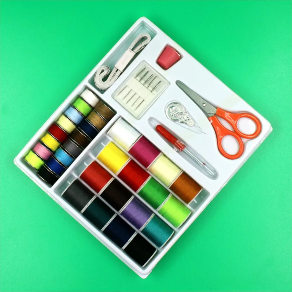 Chainho,16 Pieces Plastic Axis Home Sewing Machine Thread,16 Pieces Metal Shuttle Cores,DIY Sewing Tools Accessory,1 Pack,25SX5