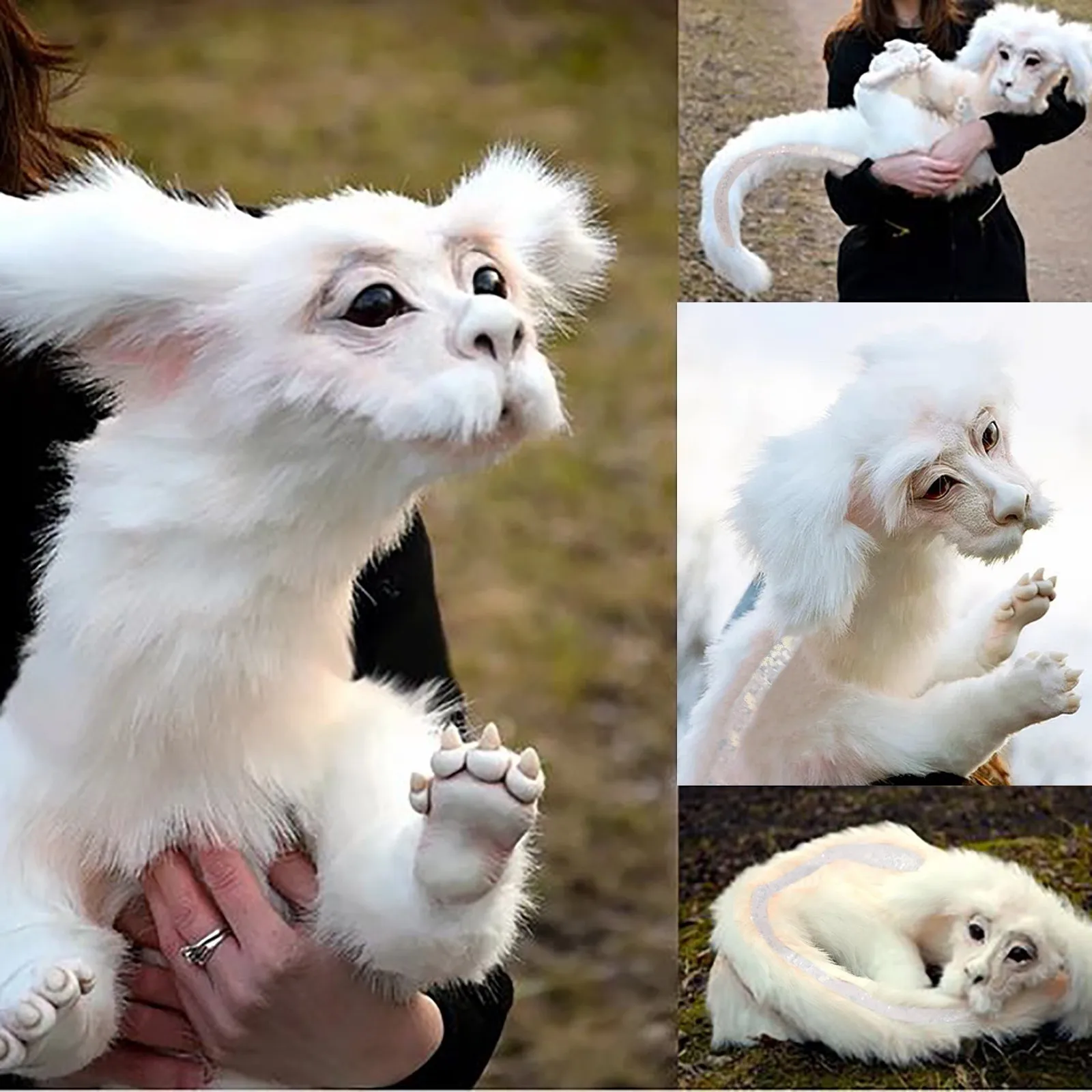 

Funny Present Plush Doll Worm From Labyrinths Falkor From The Neverending Story Fuchur Hand-Made Baby From Labyrinths Toy