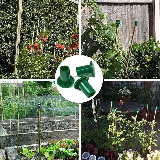 36Dics Pvc Kerti Nád Sapka Bambusz -Topper Védekezők Topper Biztonsági Sarok Burkolatok Trekking Pólus Séta Bot Nagy Teherbírású Vége - Image 6