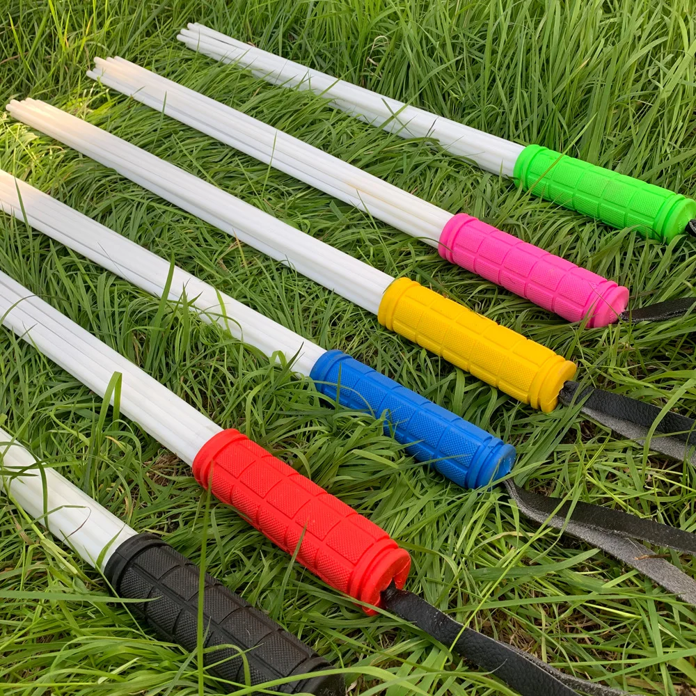 Durable Pet Training Tool Strong Leather Dogs Whip No Harm To Dogs Working Dog Bulldog Interference Stick Training Horses