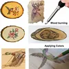 37Pcs pyrography wood burning kit For Beginners, Adjustable Professional wood burner pen Tool and Accessories, woodburning Embos 3