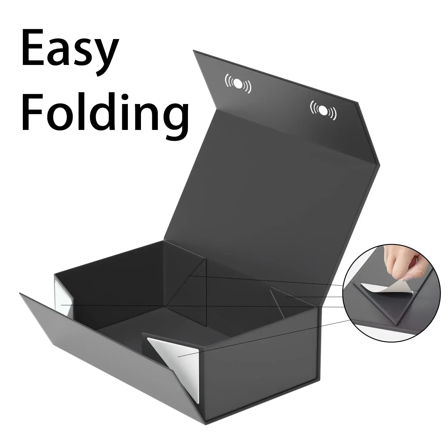 Elegant Collapsible Magnetic Gift Box with Lid