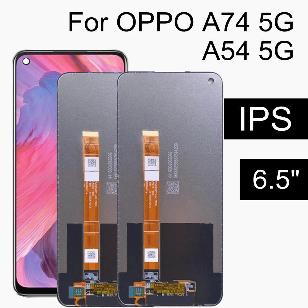 Per 6.5 Ips Oppo A74 5G Cph2197 Cph2263/ A54 5G Cph2195 Display Lcd Touch Digitizer Screen Assembly