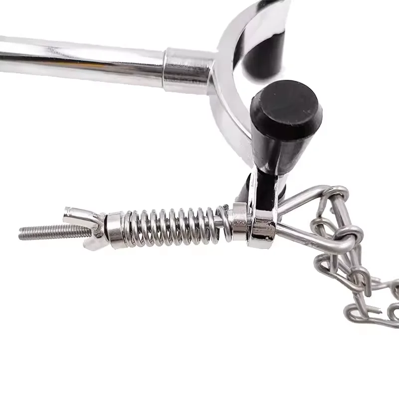 Chain clamp beaker holder can clamp 5000ml beaker laboratory flask chromatography column cross stainless steel