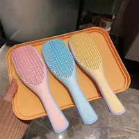 Scalp Massage Comb Beauty Hair Massager Hair Brushes Not Knotted Tangle Detangle Shower Portable Magic Handle Hair Combs 1
