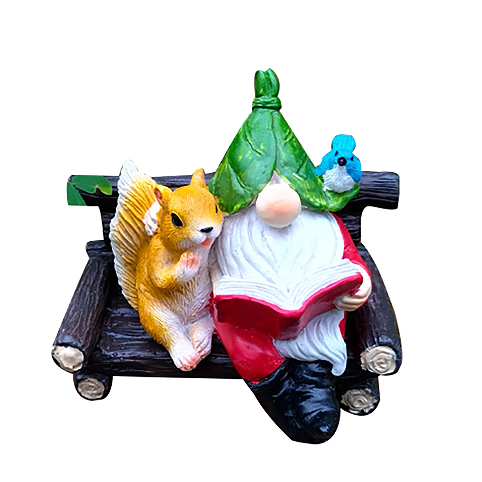 

Реалистичная садовая статуя из белки, реалистичный внешний вид, привлекательный декор для рождественского подарка, подарок на день рождения