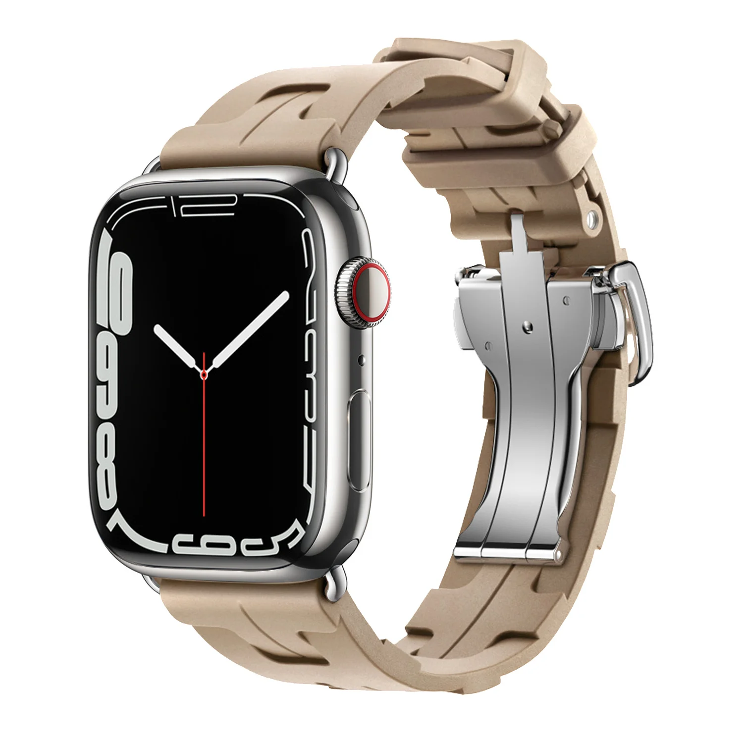 Kilim Single Tour Silicone Strap For Apple Watch Band 44mm Kilim Single Tour Silicone Strap For Apple Watch Band 44mm