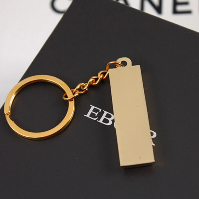 Metal Key Holder Creative Gold Bar Keychain Key Chain Auto Pendant Auto  Accessories Car Keyring Bullion Key Rings - AliExpress