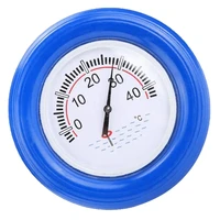 Thermomètre piscine flottant, plaque à cadran centigrade, jauge température l'eau avec ficelle, pour spa, étang, 3