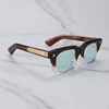 QUENTIN Thick Acetate Sunglasses Men and Women Fashion Designer Brand  Handmade Sun Glasses for Man Shades 1