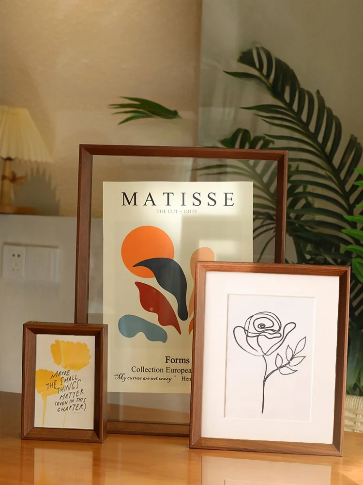 Double-Sided Acrylic Picture Frame Display Stand A4 Poster Frame Specimen Frame 6 Inch 7 Instant Photo Display Holder