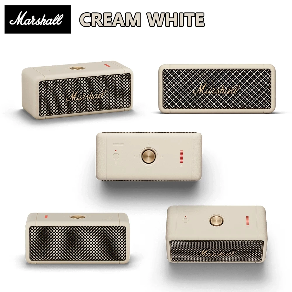 MARSHALL-Enceinte Bluetooth sans fil EMBERBOU, haut-parleur de