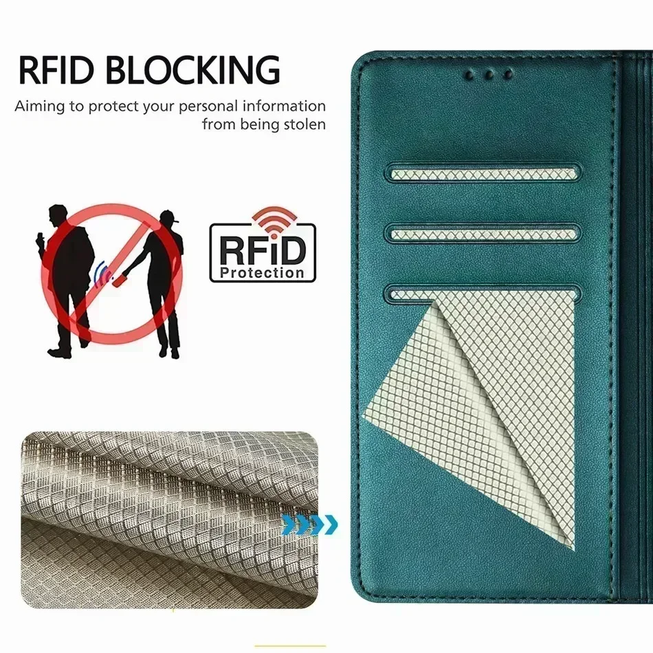 Luxury Honeycomb Wallet Phone Protective Case #EPB