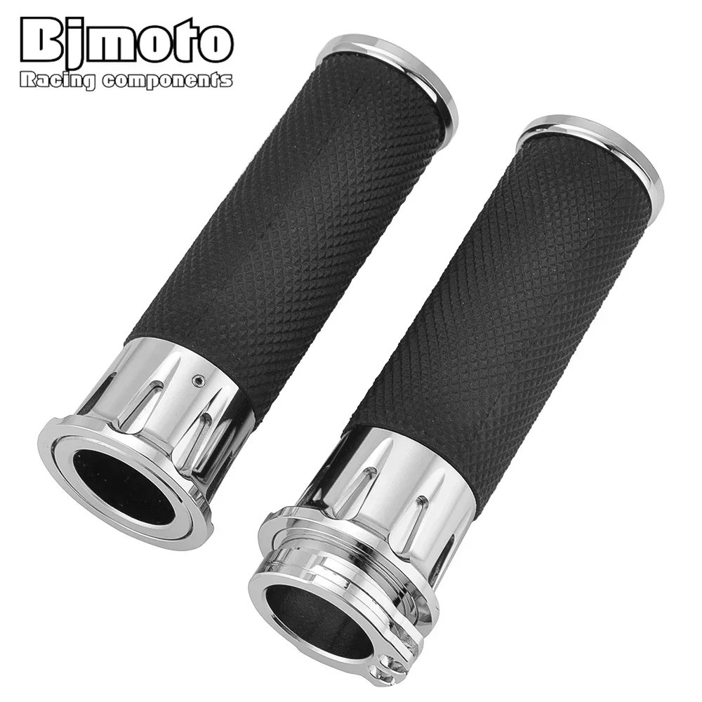 

Motorcycle Handlebar 1" inch 25mm Cross Grip Hand Grips for Harley Sportster Cruiser Bobber Chopper Custom