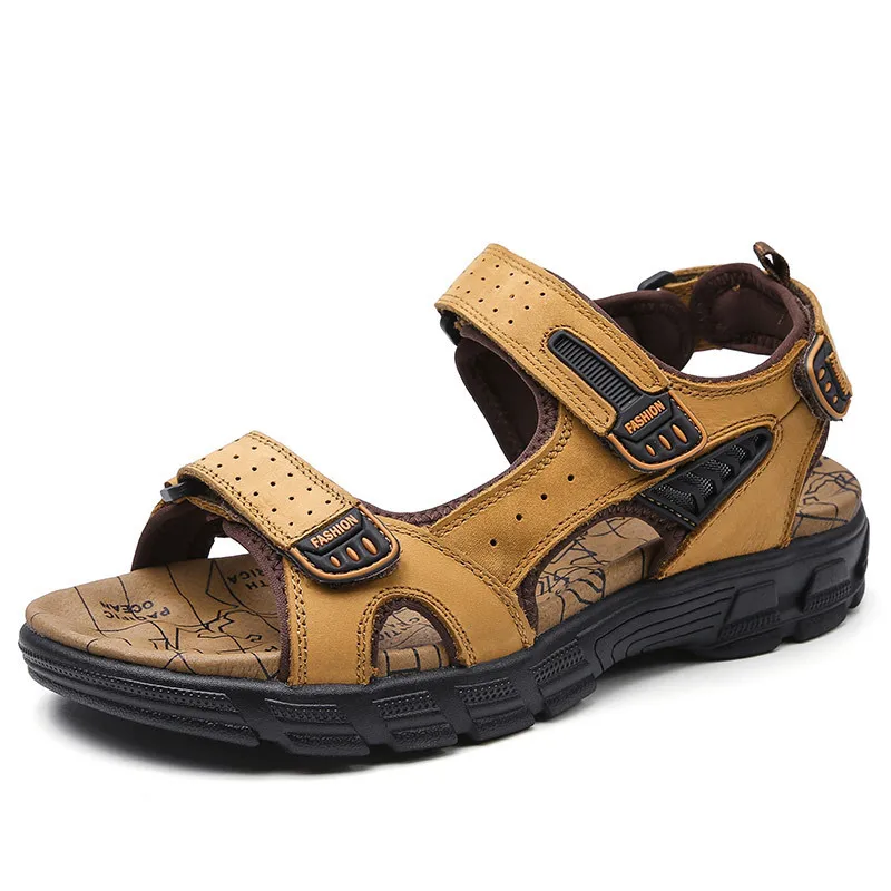 Men's Outdoor Leather Casual Lightweight Sandal - Image 5