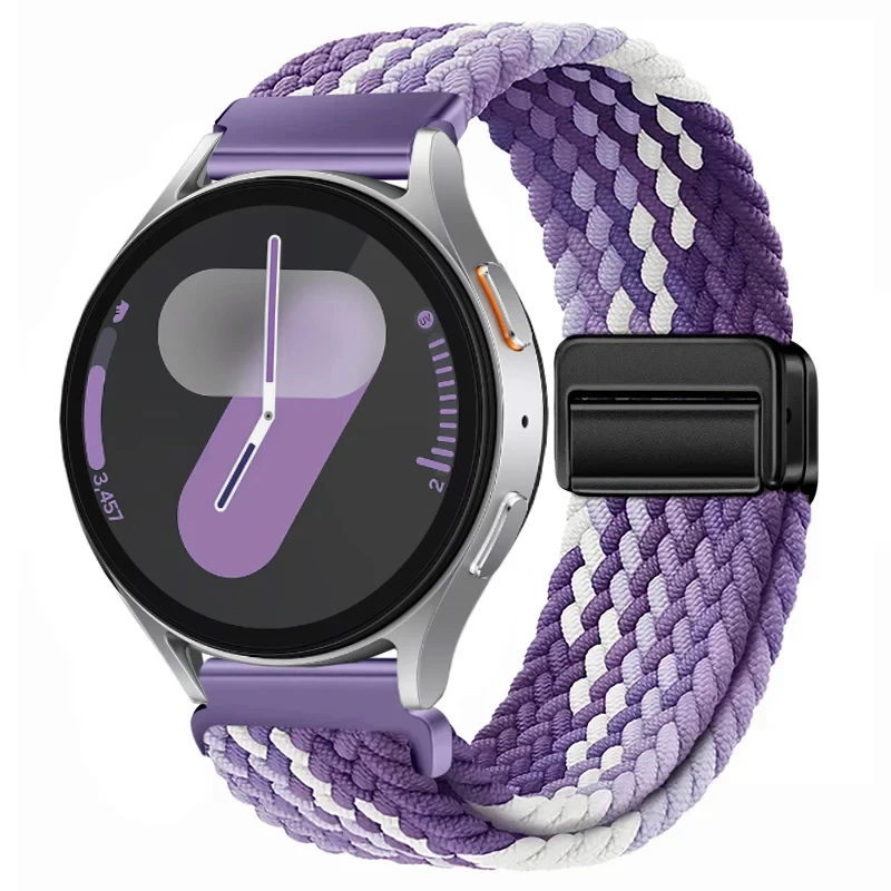 Braided Nylon Magnetic Bracelet Strap - 20mm/22mm