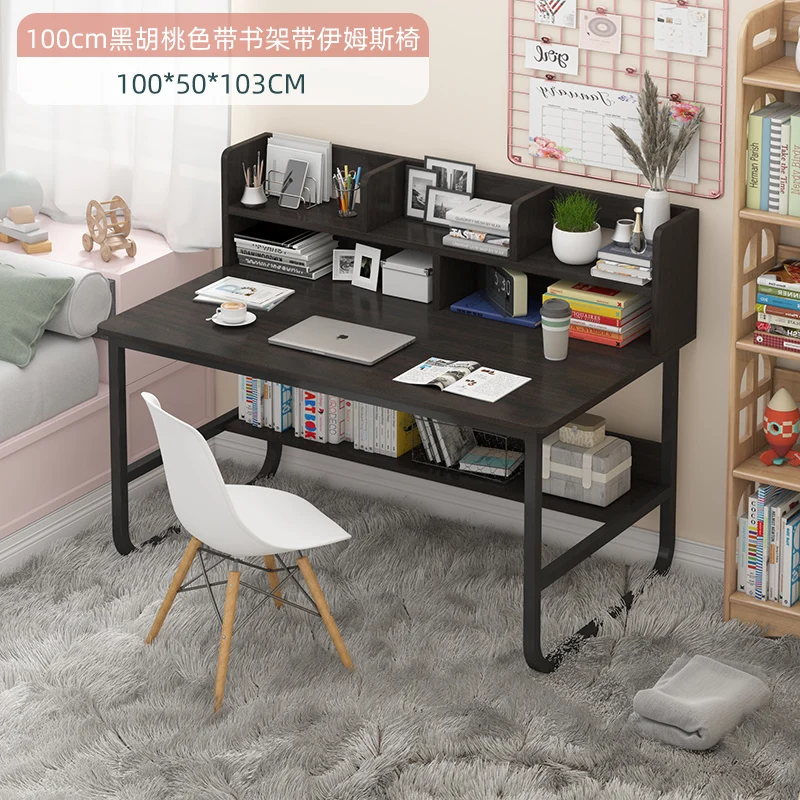 Desk Bookshelf Integrated Computer Office Table Girl Bedroom and Household Simple Writing Study Table and Chair Office Furniture hot Office Furniture