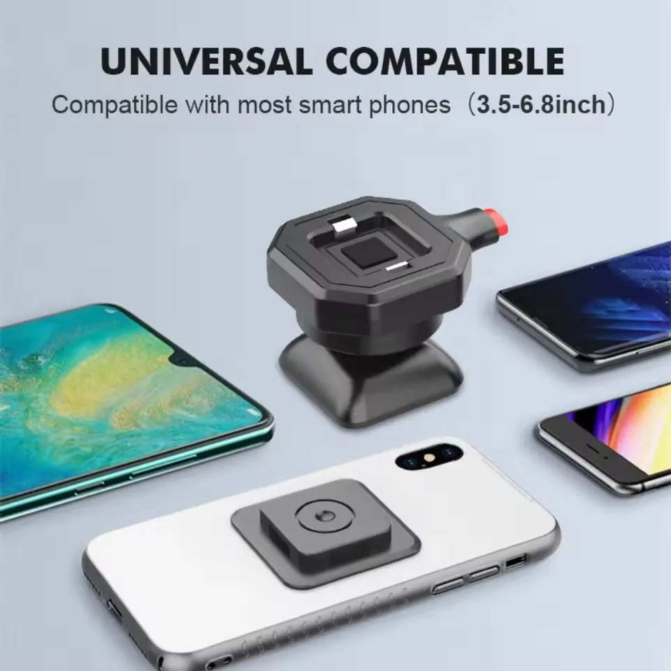 ABS PC Car Dashboard Phone Holder Mount for 3.5-6.8 Inch Smartphones