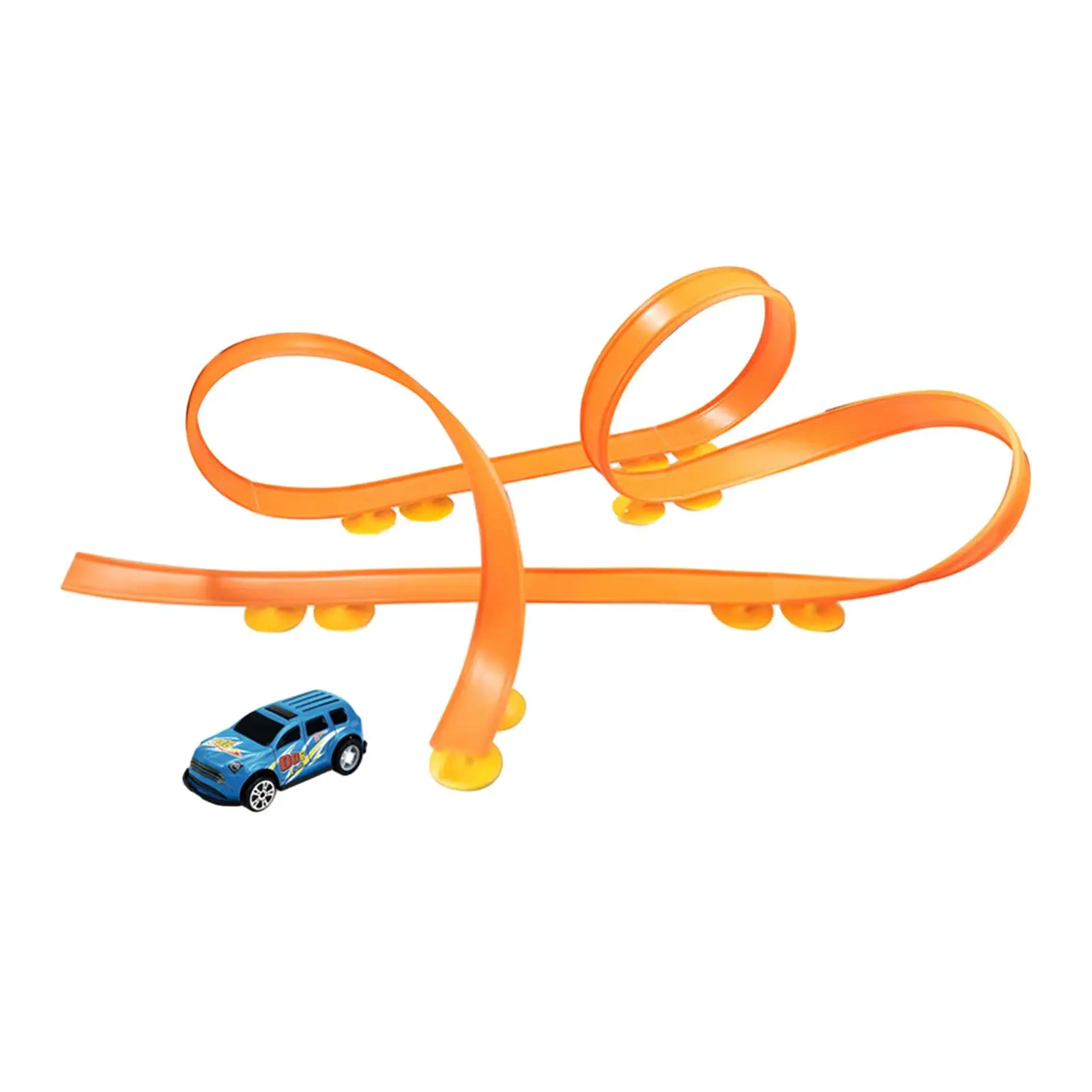 Car Track Set Stunt Speed Girls Toddlers Creativity Age 3~6 Track Playset Toy Slot Car Race Set Pull-back 36Pcs