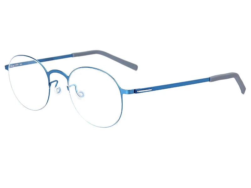 Männer Ultraleicht Kleine Runde Brille Rahmen Mode Einfache Frauen Schmale Gesicht Brillen Keine Schraube Leichte Brillen Brillen – Detail 20