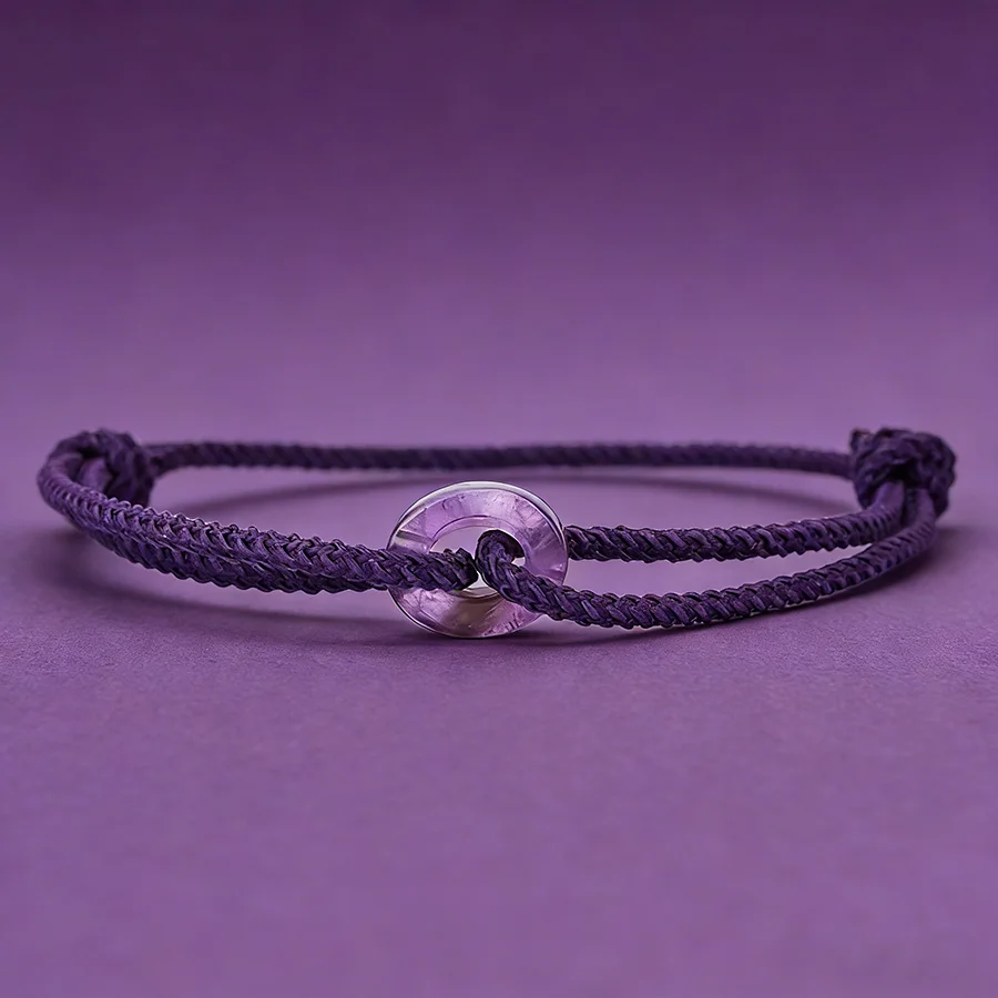 Neues Damen-Seilarmband, verstellbar, ausgewählte hochwertige 2-mm-Seile, lichtbeständig, formstabil, 5 Farboptionen, Freundschaftsarmband