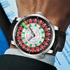 PINDU Men's Mechanical Fashion Watch NH35 Roulette Men's Top Brand Luxury Rotating Roulette Sapphire Glass Watch Waterproof 4