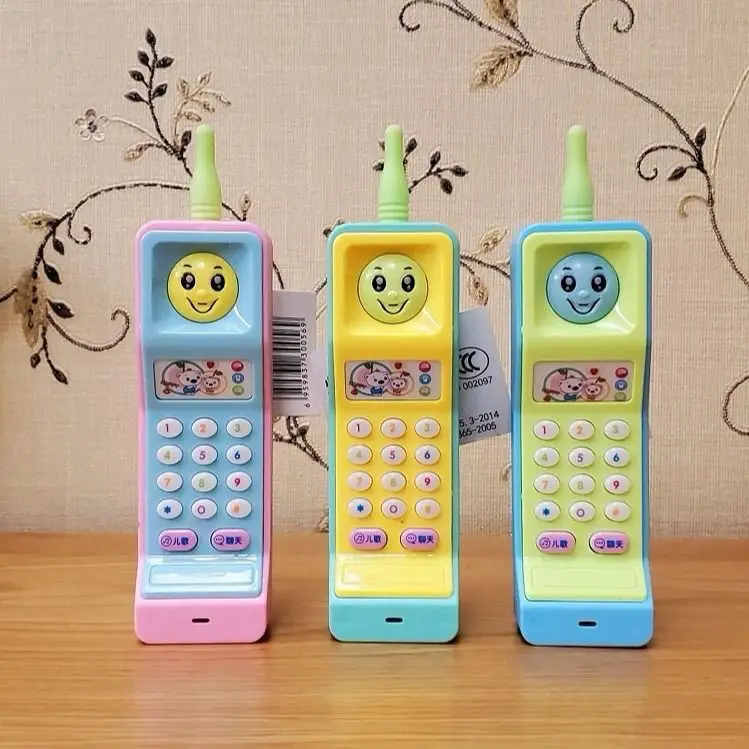 Kids Puzzle Toys Childhood Cute Big Brother Cell Phone With Light Music Phone Toys Puzzle Early Learning Multifunctional Phone 2