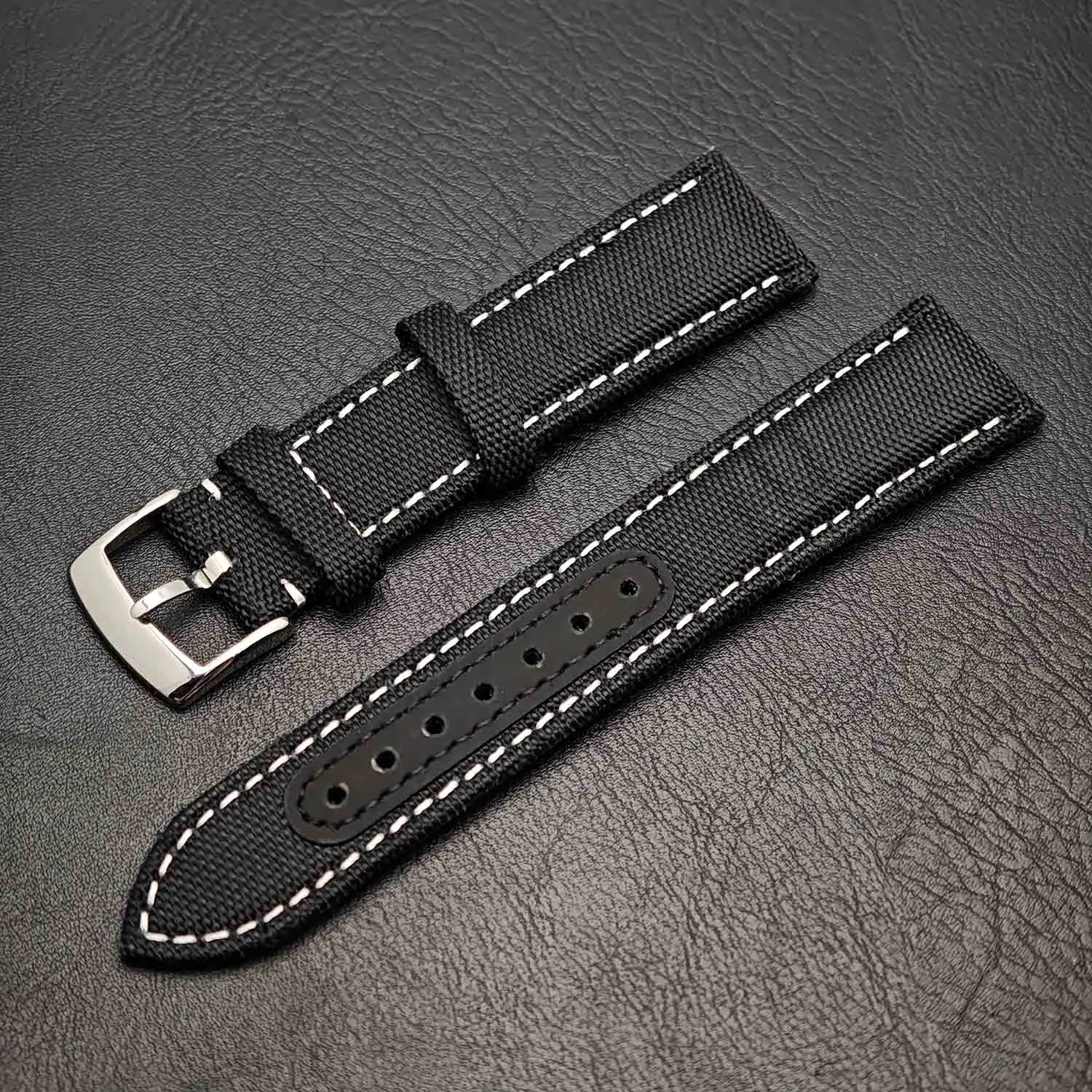 Men's 39.7mm Stainless Steel Watch Case with Moon Back Cover