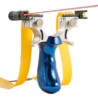 High Precision Slingshot with Laser Spirit Level Fast Press Bow Catapult Infrared Outdoor Sports Hunting Accessories Sling Shot 1