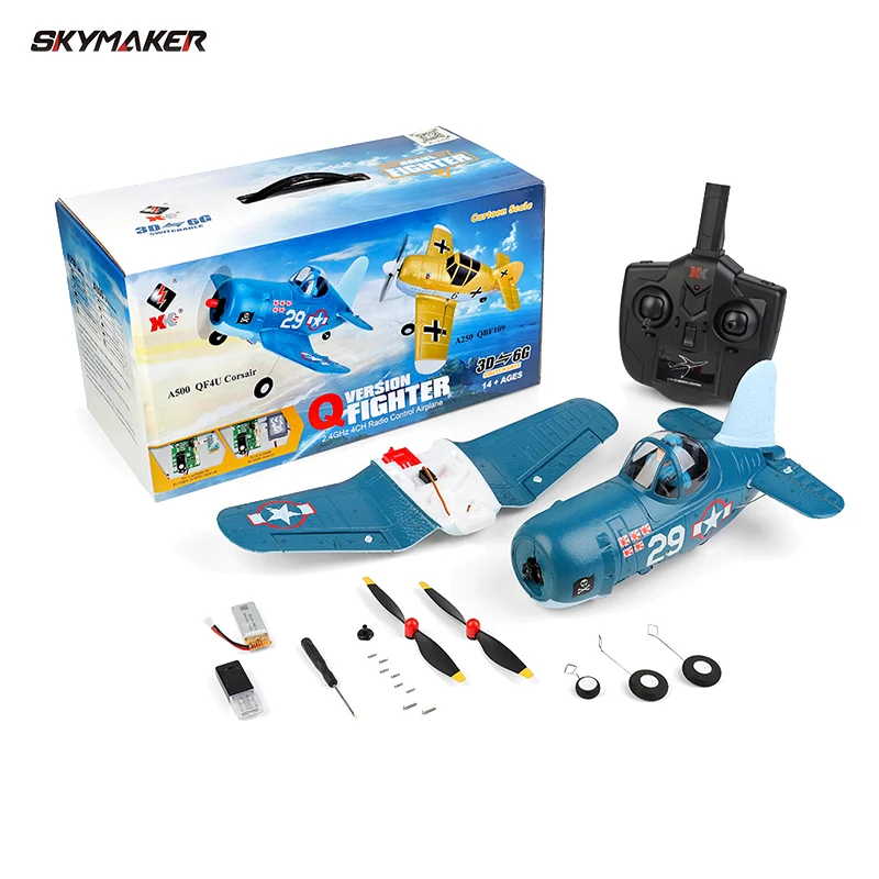 WLtoys Plane RC A500 A250 Glider EPP Airplane 4CH 3D/6G 6-Axis Gyro Flying Remote Control Electric Model Plane Toys for Children 6
