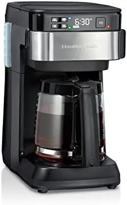 

Works with Alexa Smart Coffee Maker, Programmable, 12 Cup Capacity, Black and Stainless Steel (49350R) \u2013 A Certified for Hu