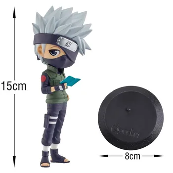 15cm Anime Naruto Figure Kawaii Uzumaki Hatake Kakashi Gaara Uchiha Sasuke Qposket Figural PVC Model Toys Collect Gift 5