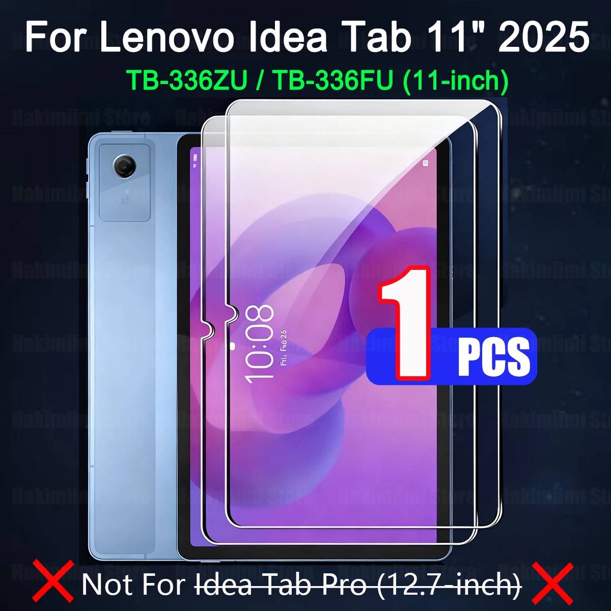 11 Anti-Fall HD Clear Tempered Glass Screen Protector, Bubble-Free