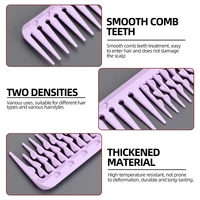 Peigne de barbier ultra-léger à double densité de 13 g, outil flexible résistant à la chaleur pour la coupe de cheveux et l'entretien de la barbe 3