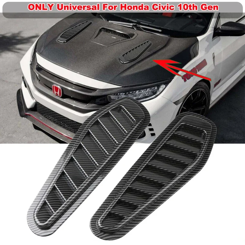 Fake Vents 10th Gen Civic Bumper Vents 2020 Honda Civic Rear Bumper