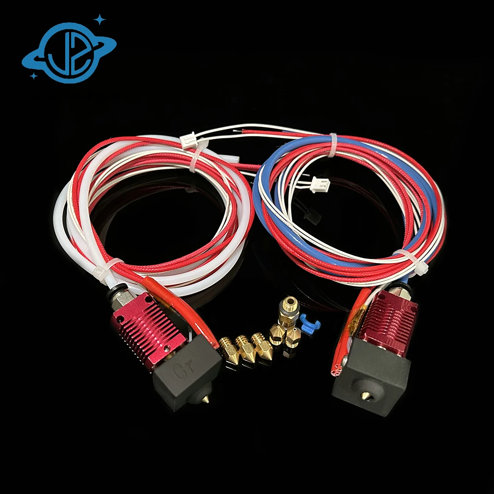 히터 서미스터 포함 LS-3D 프린터 부품, Ender-3 V2 CR10 핫엔드 키트, MK8 J 헤드 0.4mm 깍지, Ender-3 V2 CR10 3D 프린터용