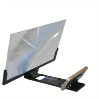 12 Inch Large Curved Screen 3D HD Mobile Phone Screen Magnifier Video Amplifier Universal Smartphone Stand Holder 4