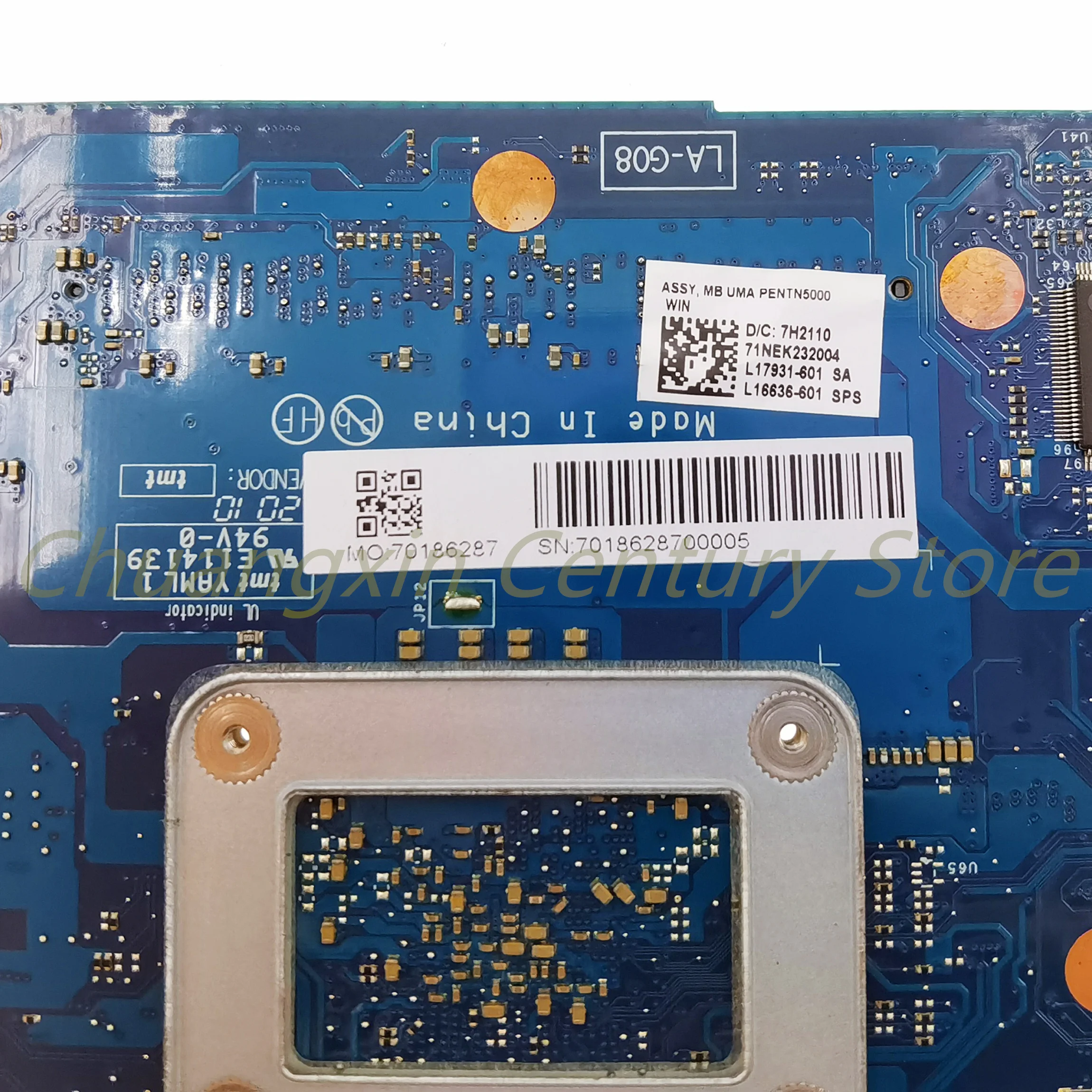 Laptop Motherboard para hp Stream Totalmente Trabalho X360 11-ab Epg10 La-g081p N4000 N5000 Cpu 100 Testado - Imagem 3