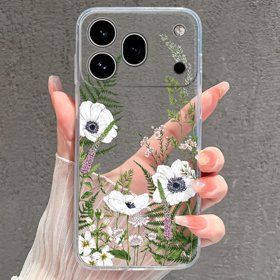 Cute Little Prince Anti-Slip Durable Transparent Phone Case - Silicone TPU Protective Shell