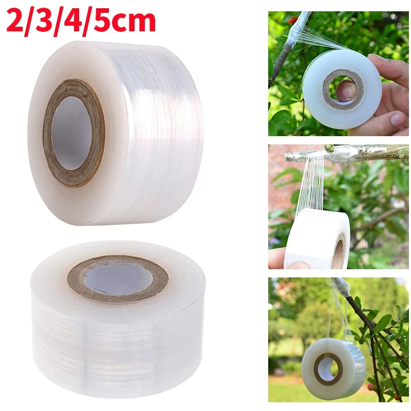 Grafting Tape Film PE Grafting Self-adhesive Garden Seedling Vine Transparent Nursery Plant Tape Plant Accessories 2/3/4/5cm For Grafting Tape