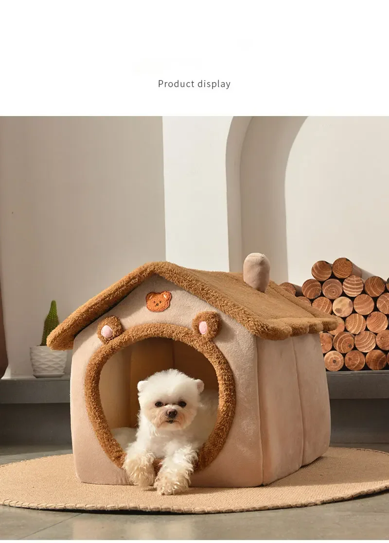 Title 8, Foldable Dog House Kennel Bed Mat For Small Med...