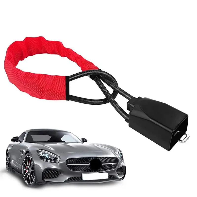 

Steering Wheel Lock Anti Theft Device Car Theft Prevention Device Seat Belt Lock Security With 2 Keys Security Locking Supplies