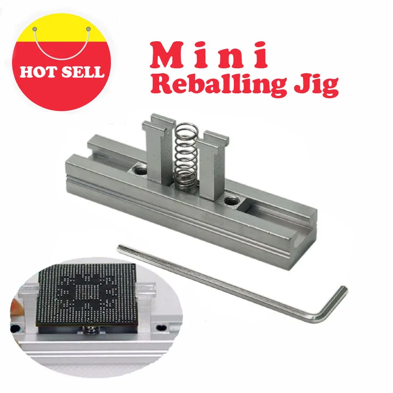 Directly Heating BGA Reballing Station Stencils Holder Template Holder Heated Fixture Jig relife rl 601ma 9 in 1 universal cpu reballing stencil platform for a8 a16 ip6 14 pro max ic chip planting tin template fixture