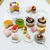 New 1/6 Simulate Mini Dollhouse Miniature RainbowCake Chocolate Cake Matcha Cake Pretend Food Mini Cake for Blyth OB11 BJD dolls 2