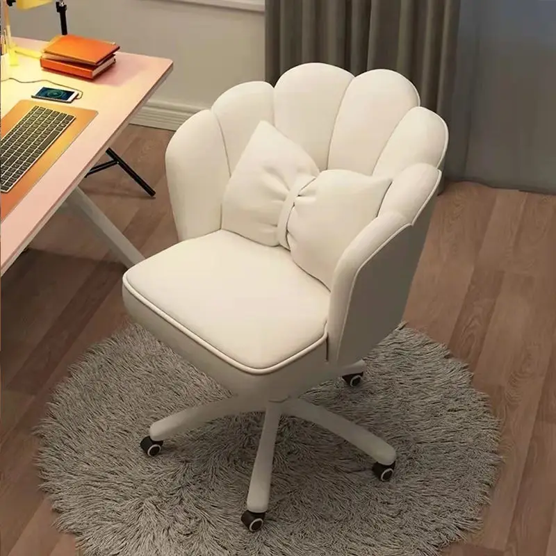 

New 360 Swivel Makeup Chair Swivel Lift Back Desk Chair Bedroom Dormitory Computer Chair Home Office Handrail Back Desk Chair