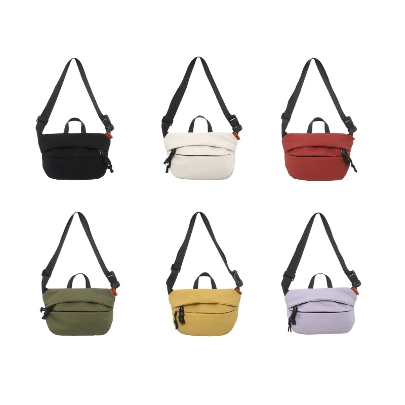 

Fanny Pack for Boy Girl Teen Waist Bag Shoulder Pack Chest Bags Fashion Nylon Bags Black White Red Green Yellow