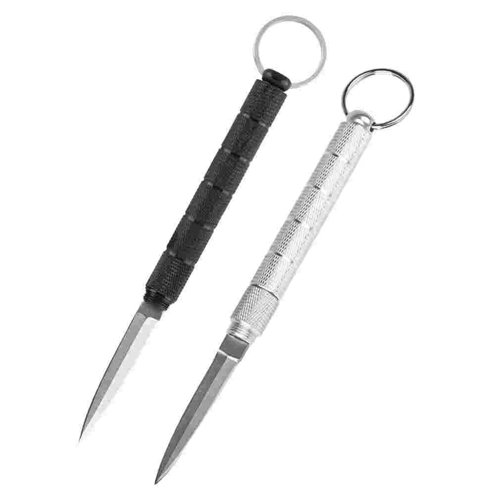 2 Pcs Tea Cone Ceremony Accessories Tool for Drinking Opening Aluminum Alloy Needle Cake Prying Culture