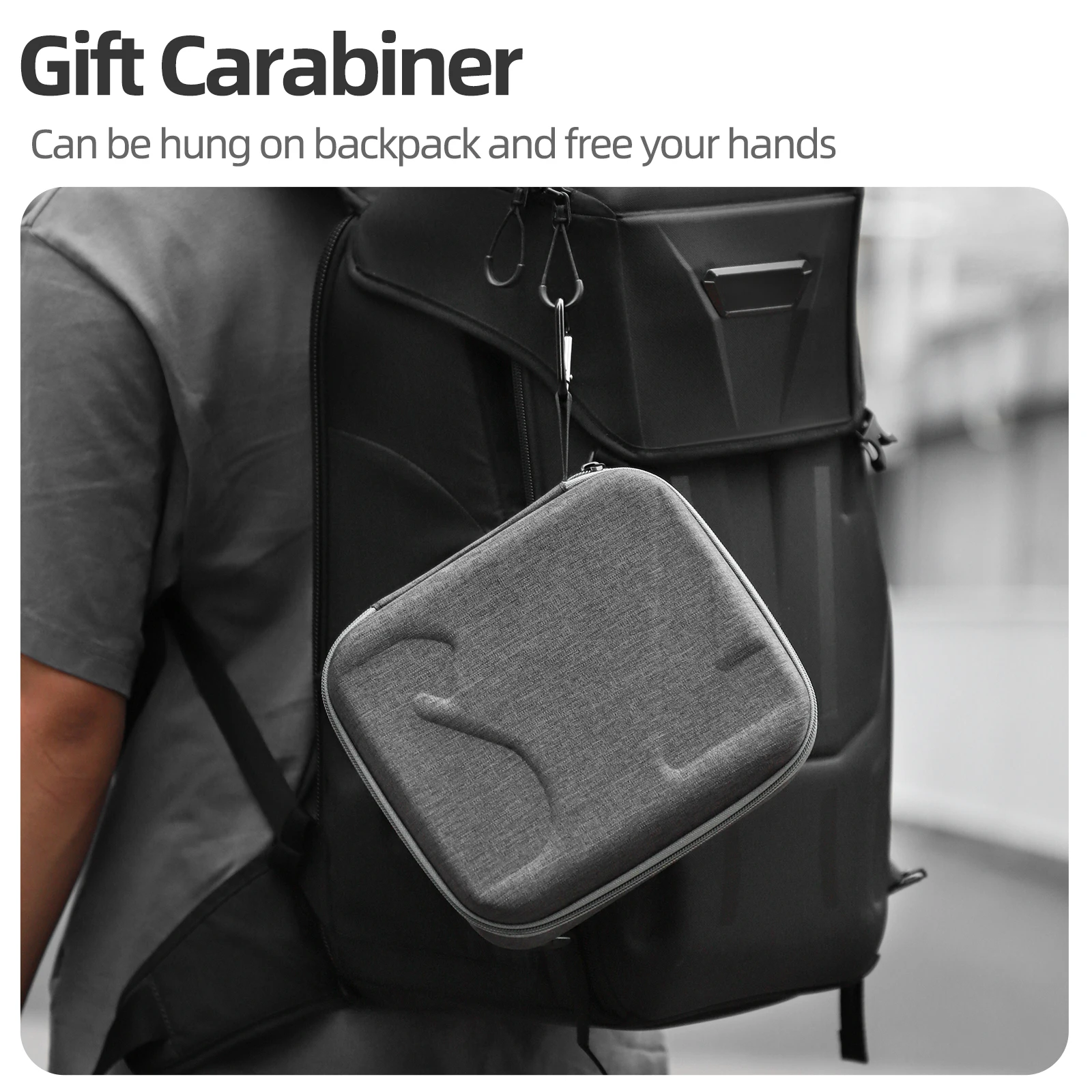 Custodia Protettiva Per DJI Goggles N3 - Borsa Trasporto Rigida Per Occhiali DJI Avata 2/Neo | Con Gancio E Coprilenti - Foto 4