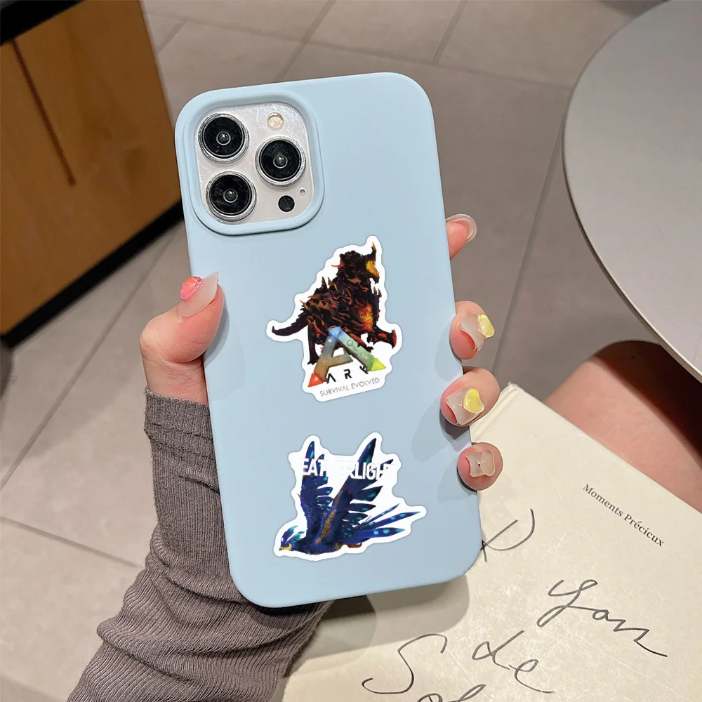60PCS Ark Survival Evolved 스티커 낙서 스티커 DIY 일기 전화 케이스 수제 스크랩북 미적 스티커